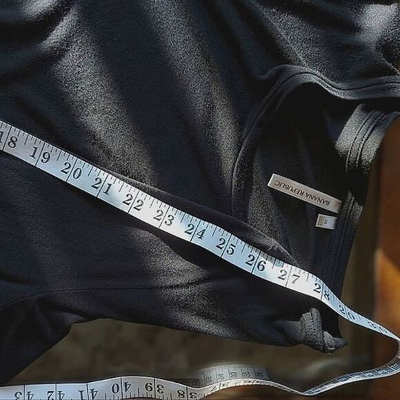 Banana Republic black modal long sleeve longline t-shirt - Picture 12 of 12